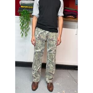 real tree camo double knee mens pants